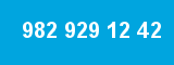 982 929 12 42 982 929 12 42